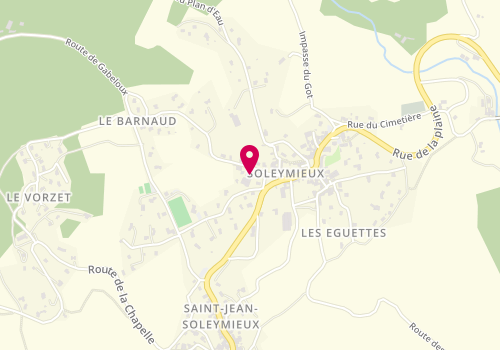 Plan de DIGONNET DEAL Fanny, 45 Route du Barnaud, 42560 Soleymieux
