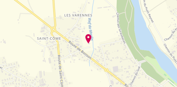 Plan de THIZY Maxime, 60 Chemin de la Benediction, 42170 Saint-Just-Saint-Rambert