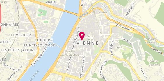 Plan de DESFILLES Grégory, 6 Place Charles de Gaulle, 38200 Vienne
