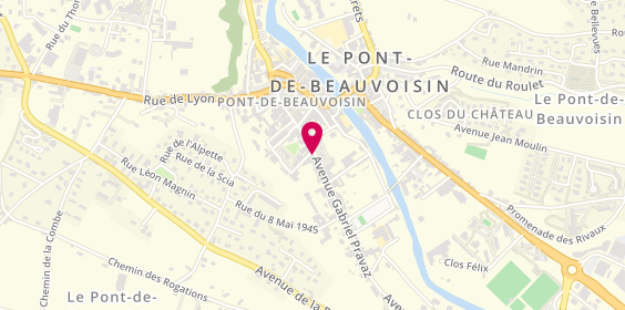Plan de GANDON Cédric, 13 Avenue Pravaz, 38480 Le Pont-de-Beauvoisin