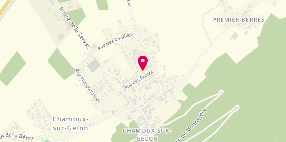 Plan de SCHNEE Manon, 167 Rue des Ecoles, 73390 Chamoux-sur-Gelon
