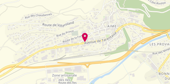 Plan de DESPLANQUES Ludovic, 811 Avenue de la Tarentaise, 73210 Aime-la-Plagne