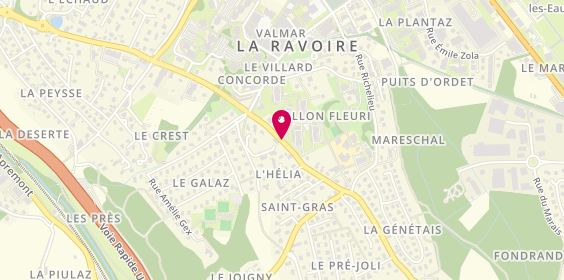 Plan de HAMMADI Aude, 1165 Rue des Belledonnes, 73490 La Ravoire