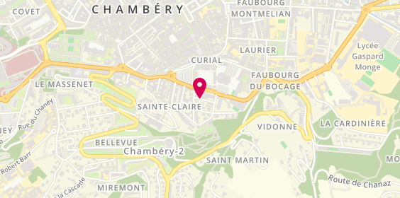 Plan de HAMAIDE Fanny, 60 Rue Alfred de Musset, 73000 Chambéry
