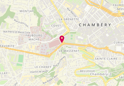 Plan de PINLAUD Vincent, Place Lucien Biset, 73011 Chambéry