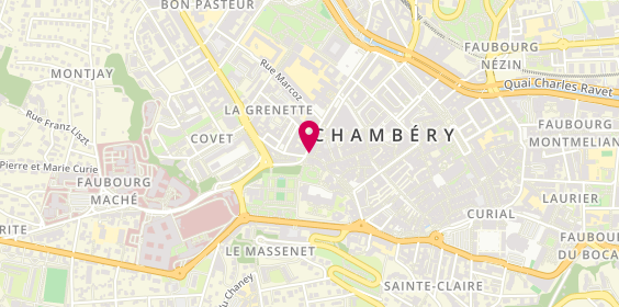 Plan de BOVE Maxime, 12 Rue de la Trésorerie, 73000 Chambéry