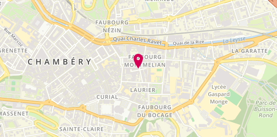 Plan de CLERGET Lauren, 6 Rue du Chardonnet, 73000 Chambéry