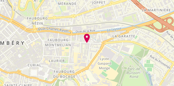 Plan de BARC Laurène, 456 Faubourg Montmelian, 73000 Chambéry