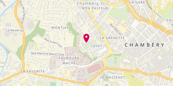 Plan de CHARTIER-FOUQUET Jorane, 15 Rue du Pere Roger Guichardan, 73000 Chambéry