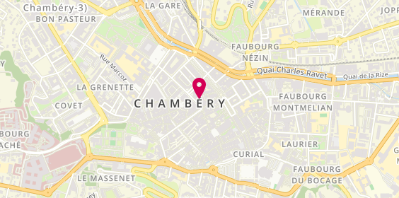 Plan de HENNO Maxime, 89 Rue Vieille Monnaie, 73000 Chambéry