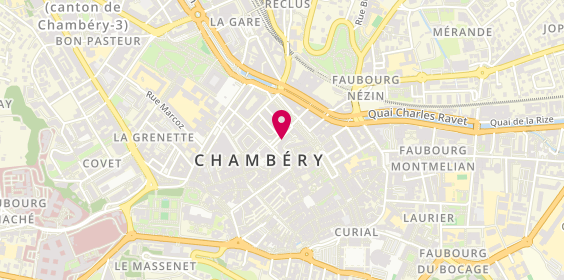 Plan de PIZARD Michel, 2 Avenue du General de Gaulle, 73000 Chambéry
