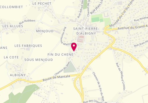 Plan de MEUNIER Thierry, Rue Jacques Marret, 73250 Saint-Pierre-d'Albigny