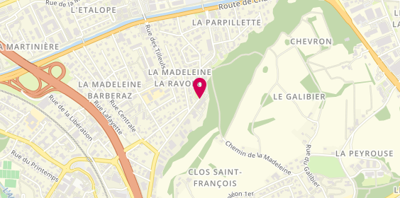 Plan de GELLIE Franck, 455 Rue de la Parpilette, 73490 La Ravoire
