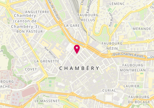 Plan de VUILLERMET Lauranne, 6 Rue Saint Antoine, 73000 Chambéry