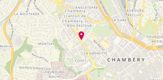 Plan de LESCANNE Camille, 6 Avenue Jean Jaurès, 73000 Chambéry