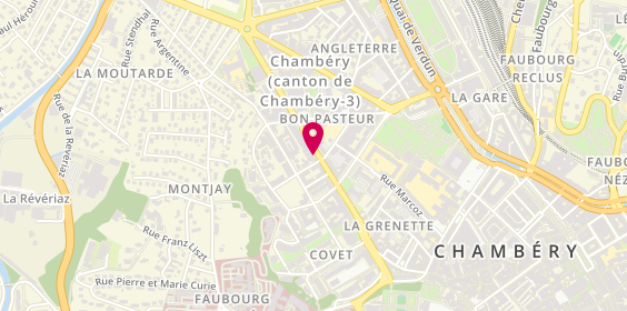 Plan de BROCHET Benjamin, 25 Avenue Jean Jaurès, 73000 Chambéry