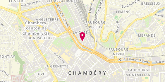 Plan de ROZE Jean Baptiste, 39 Rue de la Gare, 73000 Chambéry