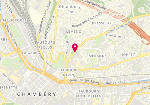 Plan de SCHOEFFTER Laure, 8 Avenue de Merande, 73000 Chambéry