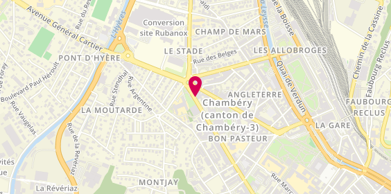 Plan de HALLE Constance, 40 Avenue Jean Jaures, 73000 Chambéry