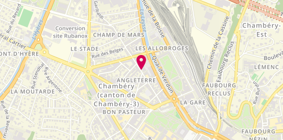 Plan de DIDIER Noëlle, 248 Rue Nicolas Parent, 73000 Chambéry