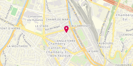Plan de BOUTAN Marie Pierre, 300 Rue Nicolas Parent, 73000 Chambéry