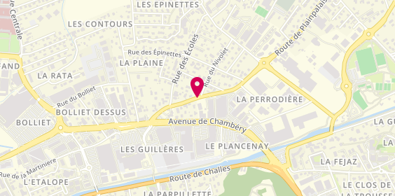 Plan de ROUBAUD Adrien, 270 Route de Plaimpalais, 73230 Saint-Alban-Leysse