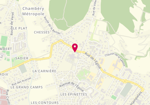 Plan de COUSINIER Lélia, 139 Rue de la Grande Chartreuse, 73230 Saint-Alban-Leysse