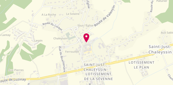 Plan de ANDES Delphine, Rue Gaston Perrier, 38540 Saint-Just-Chaleyssin