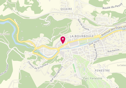 Plan de BELLON Margaux, 60 Place de la Victoire, 63150 La Bourboule