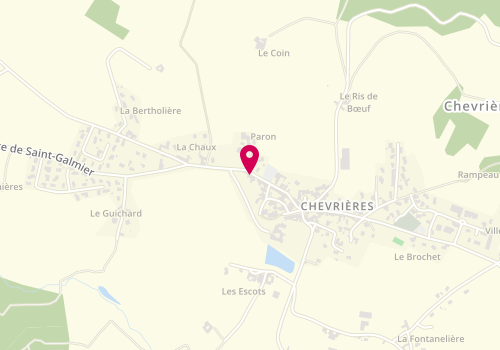 Plan de THOLLOT Ophélie, 37 Route de Saint Galmier, 42140 Chevrières
