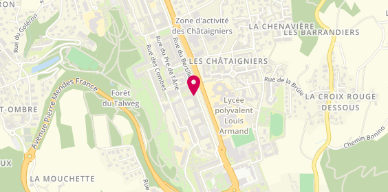 Plan de PAOLETTI Caroline, 349 Rue Bertillet, 73000 Chambéry