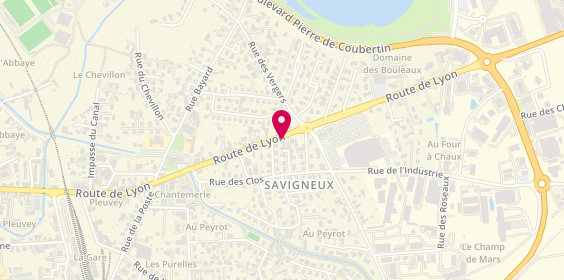 Plan de FAYON Marie, 38 Rue de Lyon, 42600 Savigneux