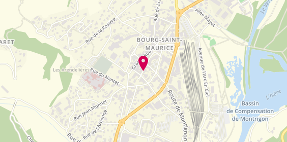 Plan de LEBORGNE PAOLY Claire, 187 Rue Jean-Moulin, 73700 Bourg-Saint-Maurice