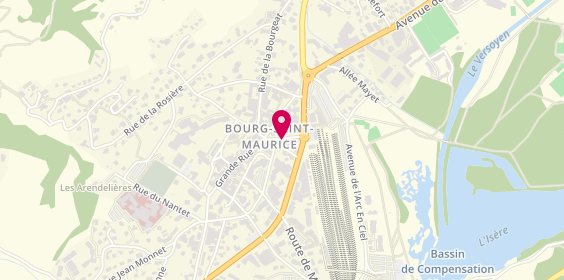 Plan de SECOND Valérie, 21 Rue des Vergers, 73700 Bourg-Saint-Maurice