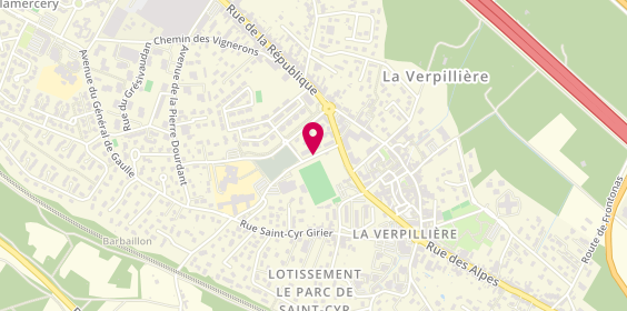 Plan de SERMET Franck, 80 Rue du Midi, 38290 La Verpillière