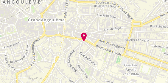 Plan de BERTON Gaëlle, 7 Rue Montalembert, 16000 Angoulême