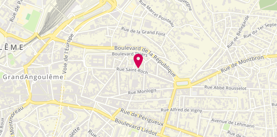 Plan de LAGUIONIE Pascal, 156 Rue Saint Roch, 16000 Angoulême