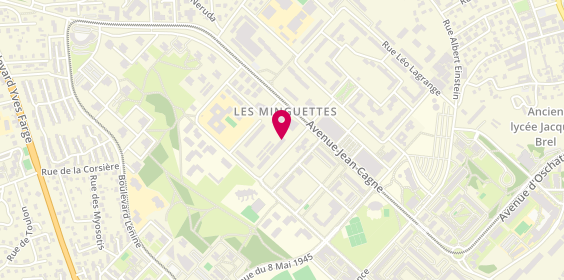 Plan de BOST Ghislaine, 8 Rue Aristide Bruant, 69200 Vénissieux