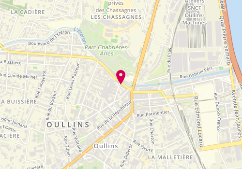 Plan de DENEVE Remy, 11 Boulevard Emile Zola, 69600 Oullins