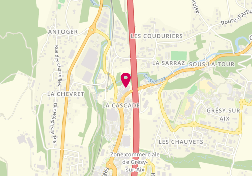 Plan de JOUVE Laurine, 80 Route des Gorges du Sierroz, 73100 Grésy-sur-Aix