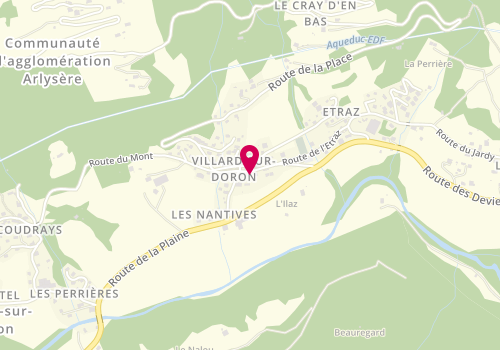 Plan de BRUAT Timothé, 122 Rue du Village, 73270 Villard-sur-Doron