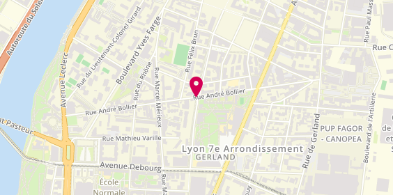 Plan de GOMES-VILAR Ana, 39 Bis Rue Andre Bollier, 69007 Lyon