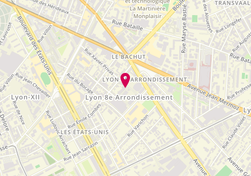 Plan de GABRIEL Alexandre, 4 Rue Jean Sarrazin, 69008 Lyon