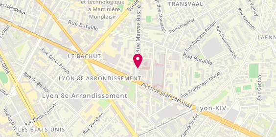 Plan de DURIER-VELUIRE Léni, 63 Bis Rue Maryse Bastie, 69008 Lyon