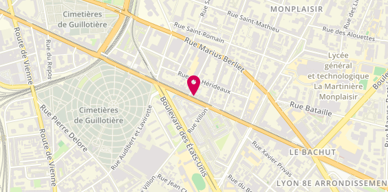 Plan de BERRACHED-TAIAR Célia, 275 Avenue Berthelot, 69008 Lyon