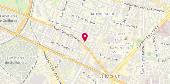 Plan de FLOUVAT Marine, 53 Rue Saint Maurice, 69008 Lyon