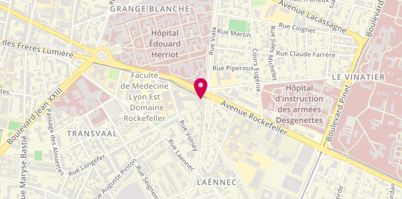 Plan de BOTTON Jean-Marie, 28 Avenue Rockefeller, 69008 Lyon