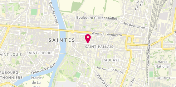 Plan de LEONTE Liliana-elena, 55 Rue de l'Arc de Triomphe, 17100 Saintes