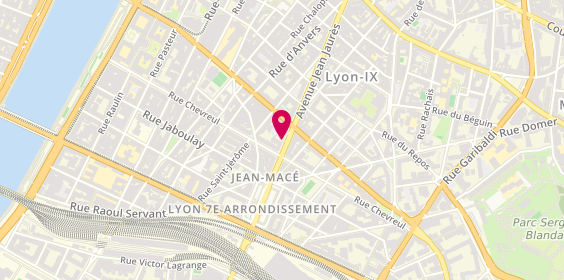 Plan de TANTOT Bruno, 72 Avenue Jean Jaurès, 69007 Lyon