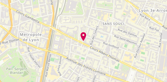 Plan de LOCCI Katlyn, 15 Rue Rossan, 69003 Lyon